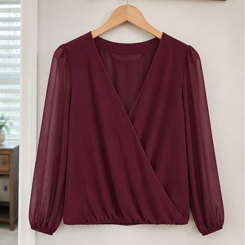 Blush Ruffle Blouse